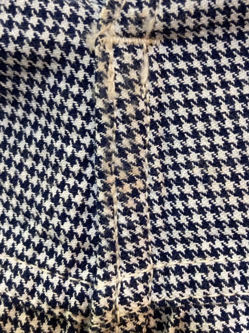 R BY 45rpm（アールバイフォーティファイブアールピーエム）R BY 45rpm (アールバイフォーティファイブアールピーエム) 千鳥格子柄パンツ ホワイト サイズ:34の古着・服飾アイテム