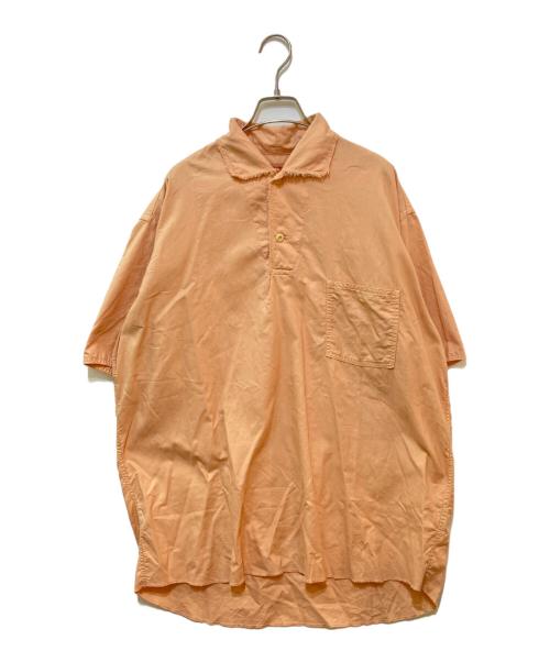 45rpm（45アールピーエム）45rpm (45アールピーエム) 切りっぱなしプルオーバーシャツ オレンジ サイズ:5の古着・服飾アイテム