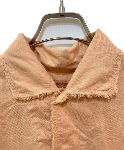 45rpm（45アールピーエム）45rpm (45アールピーエム) 切りっぱなしプルオーバーシャツ オレンジ サイズ:5の古着・服飾アイテム