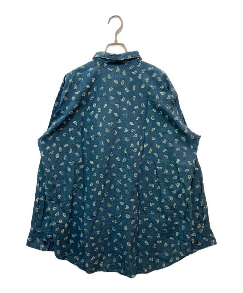 45R（フォーティファイブ・アール）45R (フォーティファイブ・アール) インディゴ染めペイズリーシャツ インディゴ サイズ:4の古着・服飾アイテム