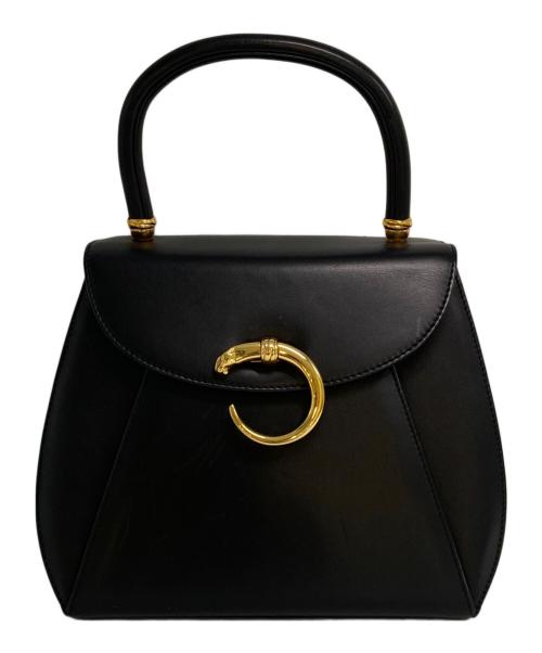 Cartier（カルティエ）Cartier (カルティエ) パンテールハンドバッグ ブラックの古着・服飾アイテム