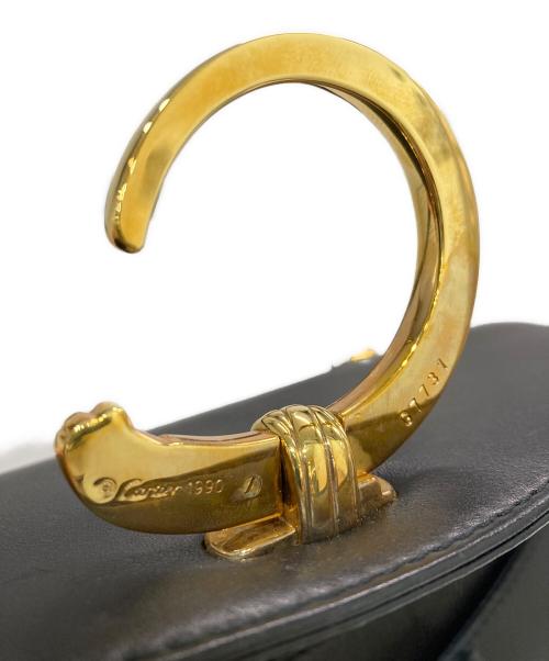 Cartier（カルティエ）Cartier (カルティエ) パンテールハンドバッグ ブラックの古着・服飾アイテム
