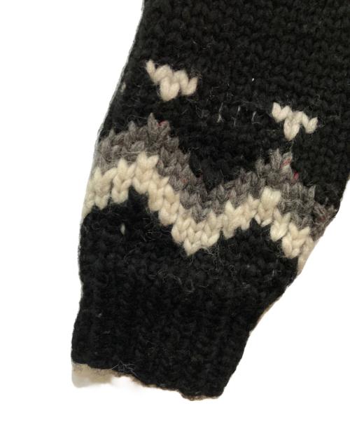 JEANASIS（ジーナシス）JEANASIS (ジーナシス) KANATA (カナタ) 別注KANATAカウチンニット ブラック サイズ:FREEの古着・服飾アイテム