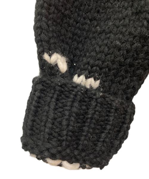 JEANASIS（ジーナシス）JEANASIS (ジーナシス) KANATA (カナタ) 別注KANATAカウチンニット ブラック サイズ:FREEの古着・服飾アイテム