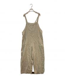 KAGURE（カグレ）の古着「リネンオールインワン」｜ブラウン