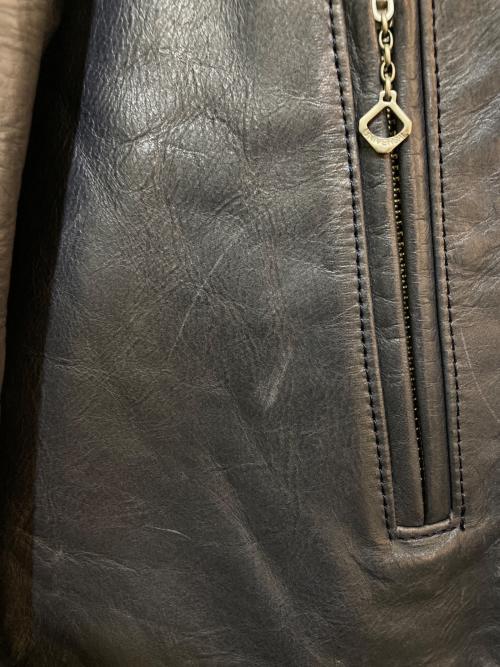 SAY! Standard And You（セイ スタンダードアンドユー）SAY! Standard And You (セイ スタンダードアンドユー) カウレザーダブルライダースジャケット ブラック サイズ:Mの古着・服飾アイテム