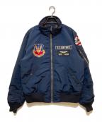 AVIREXアヴィレックス）の古着「アメリカ空軍70周年記念タイプ MA-1ジャケット」｜ネイビー