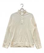 STONE ISLANDストーンアイランド）の古着「Polo Sweatshirt　8015655F3」｜アイボリー