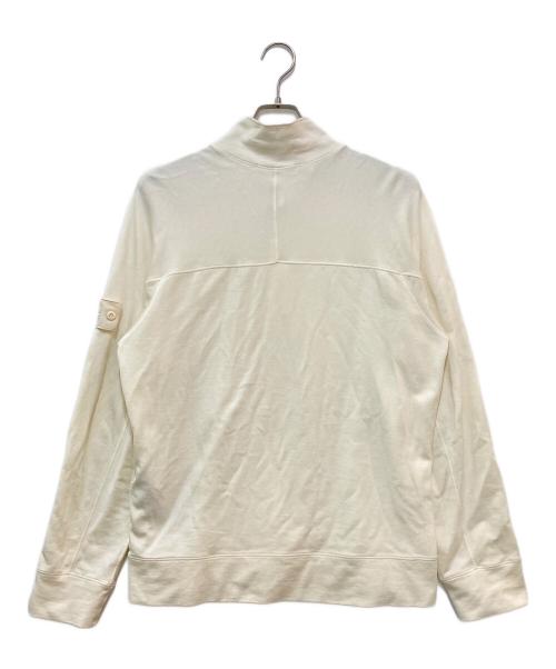 STONE ISLAND（ストーンアイランド）STONE ISLAND (ストーンアイランド) Polo Sweatshirt　8015655F3 アイボリー サイズ:Mの古着・服飾アイテム
