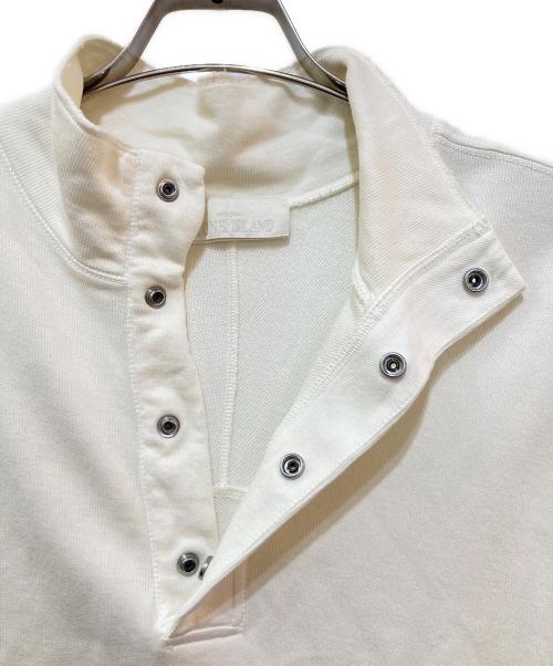 STONE ISLAND（ストーンアイランド）STONE ISLAND (ストーンアイランド) Polo Sweatshirt　8015655F3 アイボリー サイズ:Mの古着・服飾アイテム