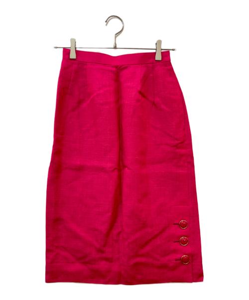 Christian Dior（クリスチャン ディオール）Christian Dior (クリスチャン ディオール) リネンセットアップ ショッキングピンク サイズ:Sの古着・服飾アイテム