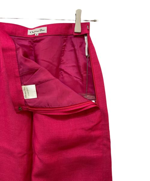 Christian Dior（クリスチャン ディオール）Christian Dior (クリスチャン ディオール) リネンセットアップ ショッキングピンク サイズ:Sの古着・服飾アイテム