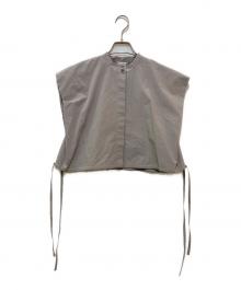 CLANE（クラネ）の古着「DAWSTRING SHORT SHIRT　16122-4222」｜グレー