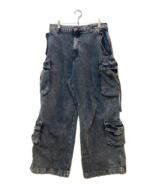 ZARA（ザラ）ZARA (ザラ) MAISON SPECIAL (メゾンスペシャル) ユーティリティデニムパンツ インディゴ サイズ:XLの古着・服飾アイテム