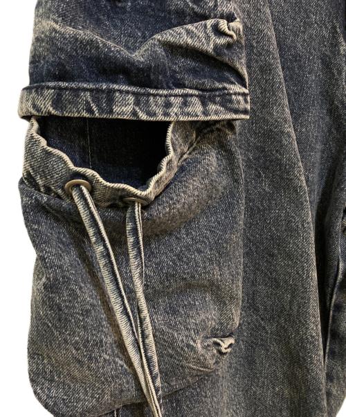 ZARA（ザラ）ZARA (ザラ) MAISON SPECIAL (メゾンスペシャル) ユーティリティデニムパンツ インディゴ サイズ:XLの古着・服飾アイテム