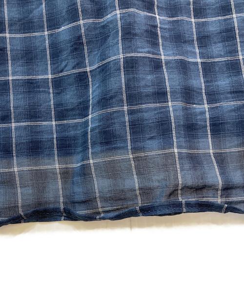 Spick and Span（スピックアンドスパン）Spick and Span (スピックアンドスパン) コットンボイルチェックシャツ　24050200311020 ネイビー サイズ:不明(実寸をご参照下さい)の古着・服飾アイテム