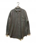 HOMME COMME des GARCONSオム コムデギャルソン）の古着「80‘s ウール開襟シャツ」｜グレー