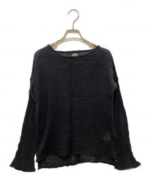 LES ATELIERS FRANCAIS DE CONFECTION（ル アトリエフランセ デ コンフェクション）の古着「ロングスリーブトップス」｜ブラック