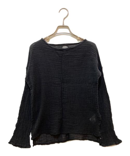 LES ATELIERS FRANCAIS DE CONFECTION（ル アトリエフランセ デ コンフェクション）LES ATELIERS FRANCAIS DE CONFECTION (ル アトリエフランセ デ コンフェクション) ロングスリーブトップス ブラック サイズ:不明(実寸をご参照下さい)の古着・服飾アイテム