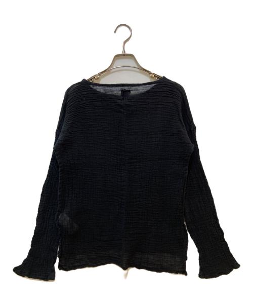 LES ATELIERS FRANCAIS DE CONFECTION（ル アトリエフランセ デ コンフェクション）LES ATELIERS FRANCAIS DE CONFECTION (ル アトリエフランセ デ コンフェクション) ロングスリーブトップス ブラック サイズ:不明(実寸をご参照下さい)の古着・服飾アイテム