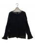 LES ATELIERS FRANCAIS DE CONFECTION (ル アトリエフランセ デ コンフェクション) ロングスリーブトップス ブラック サイズ:不明(実寸をご参照下さい)：7000円