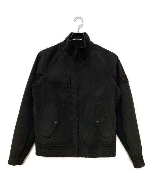 STONE ISLAND（ストーンアイランド）STONE ISLAND (ストーンアイランド) GHOST PIECE Alcantara Bomber Jacket　K1S154100027S00F2 ブラック サイズ:Mの古着・服飾アイテム