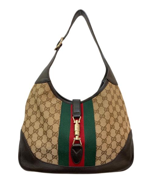 GUCCI（グッチ）GUCCI (グッチ) ニュージャッキー ワンショルダーバッグ 277520 ベージュの古着・服飾アイテム