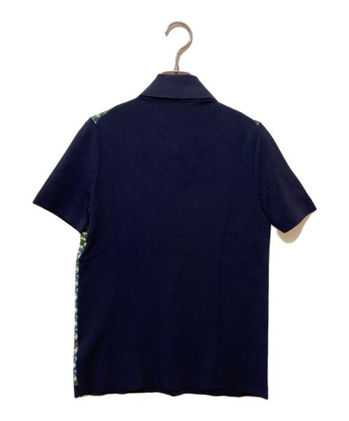 TORY BURCH（トリーバーチ）TORY BURCH (トリーバーチ) セットアップニットポロシャツ ネイビー サイズ:XSの古着・服飾アイテム
