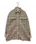 Ameri（アメリ）の古着「UND CHECK WOOL OVER SHIRT」｜ピンク×グリーン