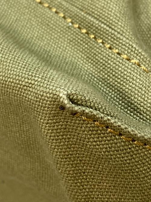 maison kitsune（メゾンキツネ）maison kitsune (メゾンキツネ) フォックスヘッド トート オリーブの古着・服飾アイテム