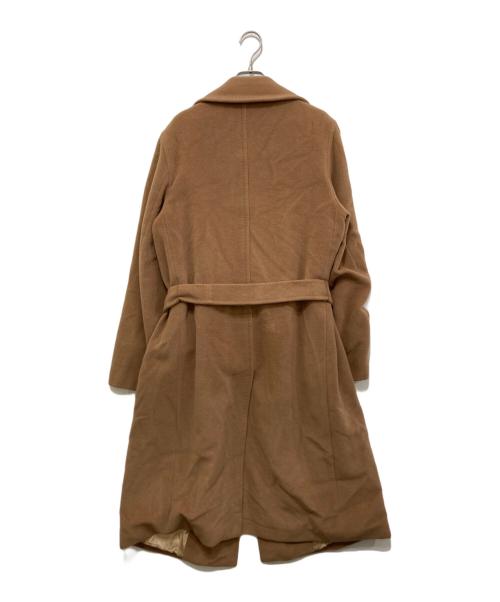 MaxMara（マックスマーラ）MaxMara (マックスマーラ) アンゴラ混コート ブラウン サイズ:42の古着・服飾アイテム