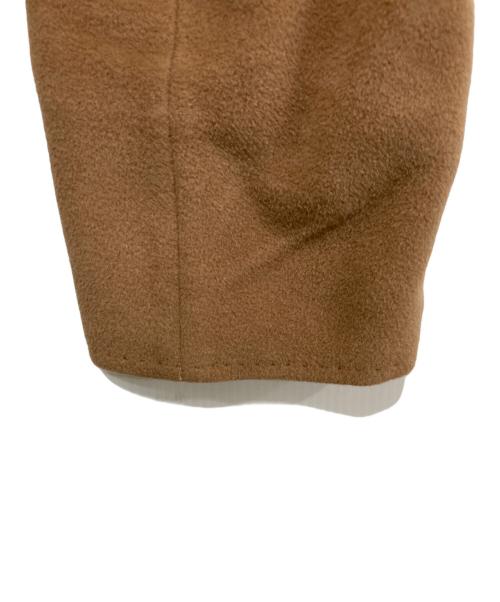 MaxMara（マックスマーラ）MaxMara (マックスマーラ) アンゴラ混コート ブラウン サイズ:42の古着・服飾アイテム