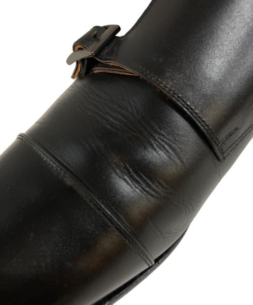 SCOTCH GRAIN（スコッチグレイン）SCOTCH GRAIN (スコッチグレイン) ダブルモンクストラップシューズ ブラック サイズ:25の古着・服飾アイテム