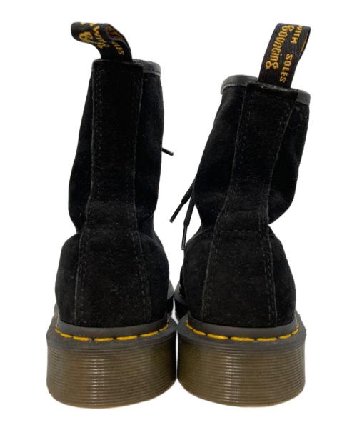 Dr.Martens（ドクターマーチン）Dr.Martens (ドクターマーチン) スエード レザー 8ホール ブーツ ブラック サイズ:36の古着・服飾アイテム