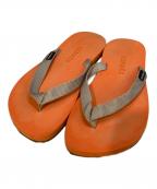 HERMESエルメス）の古着「ビーチサンダル」｜オレンジ