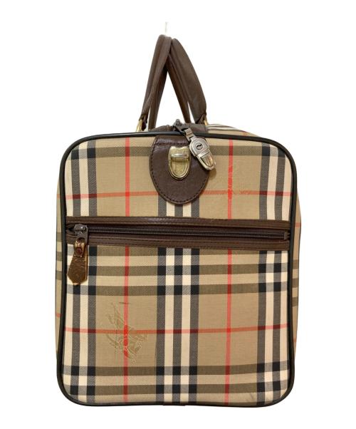 Burberry's（バーバリー）Burberry's (バーバリーズ) ノヴァチェックボストンバッグ ベージュの古着・服飾アイテム
