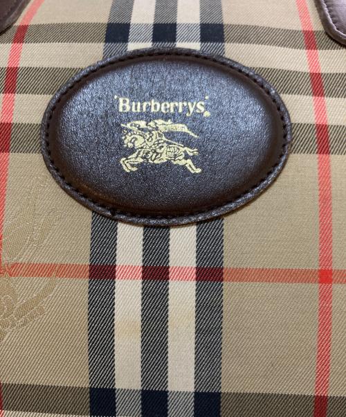 Burberry's（バーバリー）Burberry's (バーバリーズ) ノヴァチェックボストンバッグ ベージュの古着・服飾アイテム