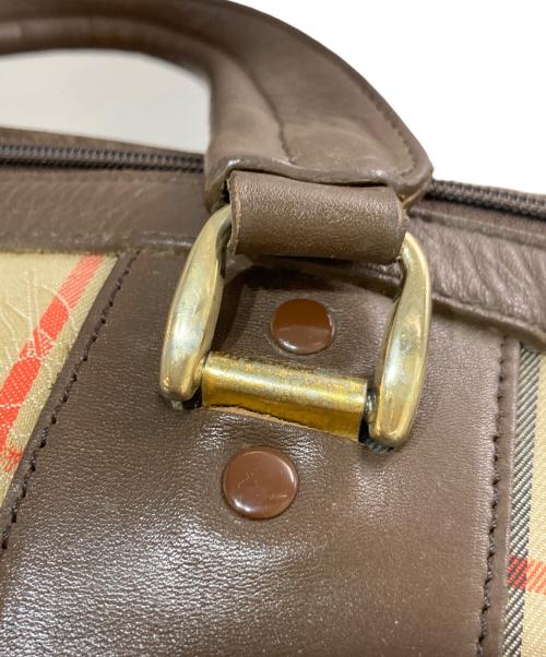 Burberry's（バーバリー）Burberry's (バーバリーズ) ノヴァチェックボストンバッグ ベージュの古着・服飾アイテム