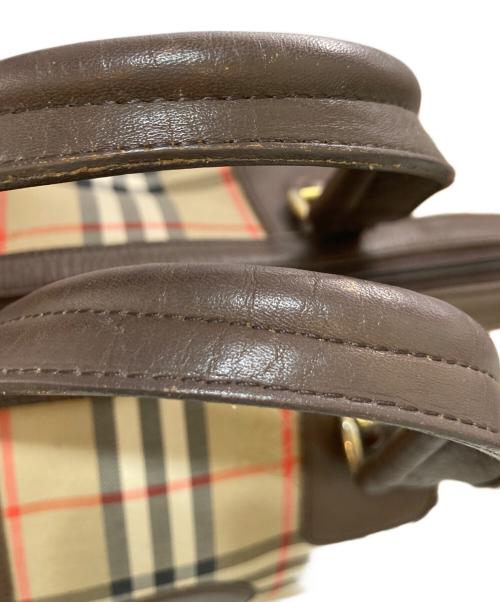 Burberry's（バーバリー）Burberry's (バーバリーズ) ノヴァチェックボストンバッグ ベージュの古着・服飾アイテム