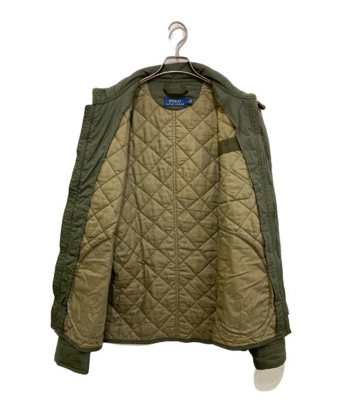 POLO RALPH LAUREN（ポロ・ラルフローレン）POLO RALPH LAUREN (ポロ・ラルフローレン) キルティングジャケット カーキ サイズ:Lの古着・服飾アイテム