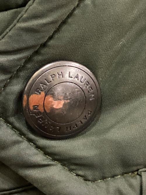 POLO RALPH LAUREN（ポロ・ラルフローレン）POLO RALPH LAUREN (ポロ・ラルフローレン) キルティングジャケット カーキ サイズ:Lの古着・服飾アイテム