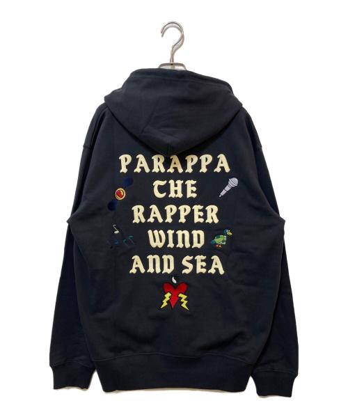 WIND AND SEA（ウィンダンシー）WIND AND SEA (ウィンダンシー) PARAPPA THE RAPPER (パラッパラッパー) Hooded Sweatshirt ネイビー サイズ:Mの古着・服飾アイテム
