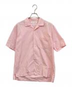COMME des GARCONS SHIRTコムデギャルソンシャツ）の古着「オープンカラーシャツ」｜ピンク