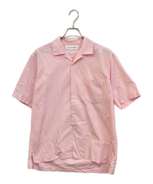 COMME des GARCONS SHIRT（コムデギャルソンシャツ）COMME des GARCONS SHIRT (コムデギャルソンシャツ) オープンカラーシャツ ピンク サイズ:Sの古着・服飾アイテム