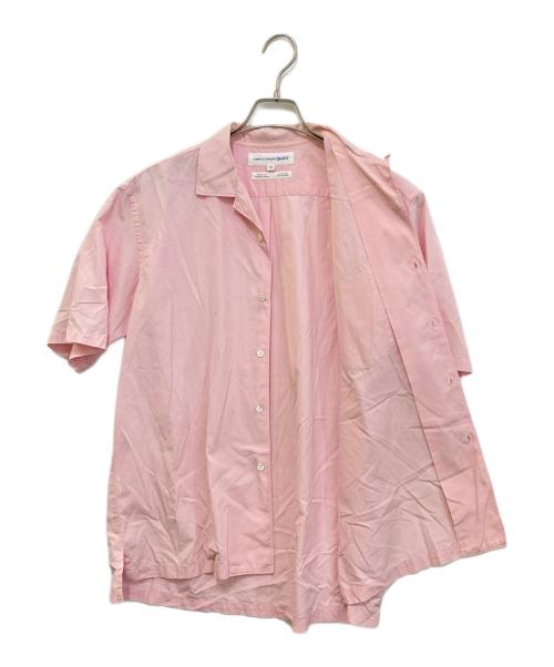 COMME des GARCONS SHIRT（コムデギャルソンシャツ）COMME des GARCONS SHIRT (コムデギャルソンシャツ) オープンカラーシャツ ピンク サイズ:Sの古着・服飾アイテム