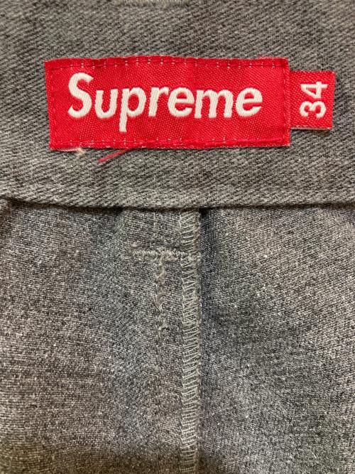 SUPREME（シュプリーム）SUPREME (シュプリーム) WORK PANT グレー サイズ:34の古着・服飾アイテム