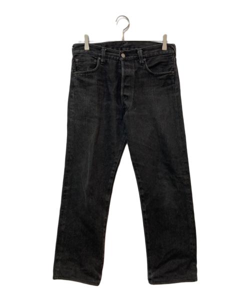 EVISU（エヴィス）EVISU (エヴィス) Lot.2000 ペイントブラックデニムパンツ ブラック サイズ:31の古着・服飾アイテム