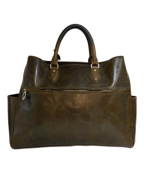 aniary（アニアリ）aniary (アニアリ) レザーハンドバッグ ブラウンの古着・服飾アイテム