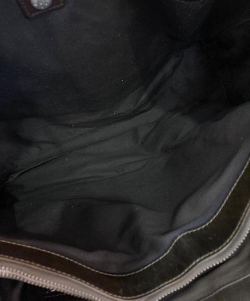 aniary（アニアリ）aniary (アニアリ) レザーハンドバッグ ブラウンの古着・服飾アイテム