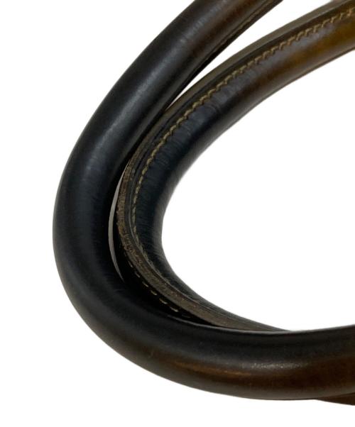 aniary（アニアリ）aniary (アニアリ) レザーハンドバッグ ブラウンの古着・服飾アイテム